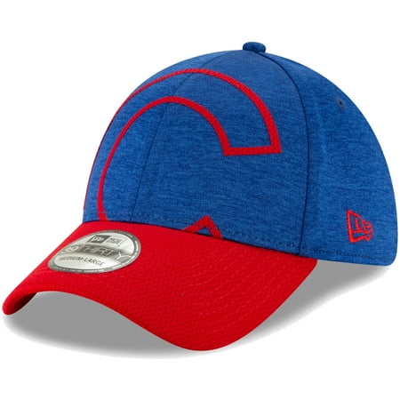 - Chicago Cubs New Era Stadium Collection Overshadow 39THIRTY Flex Hat - Royal/Red