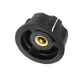 thumbnail image 4 of Unique Bargains Volume Control 6mm Shaft Dia Potentiometer Knobs Caps 34mm x 17mm Black, 4 of 4