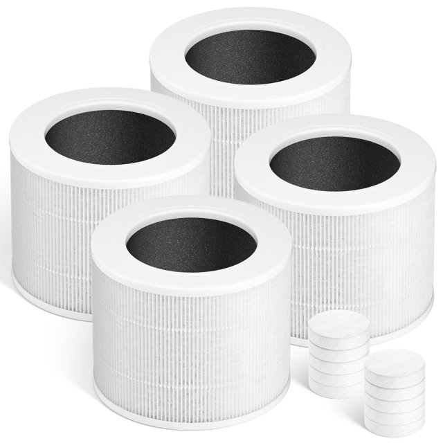 Core Mini Replacement Filter Compatible with LEVOIT Core mini-P Air Purifier, 3-in-1 Pre, H13 True HEPA, Activated Carbon Filtration System,Core Mini