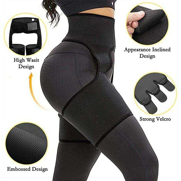 Lilvigor 3 in 1 Thigh Trimmer High Waist Waist and Thigh Trimmer Butt Lifter Shapewear and Hips Belt Trimmer Slimming Body Shaper for Women Walmart