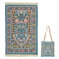 thumbnail image 2 of Tassel Pilgrimage Blanket Soft Chenille Prayer Carpet Multipurpose Prayer Rug Ideal for Bedrooms, Tables, and Corridors Add Comfort and Style to Any Space, 2 of 8