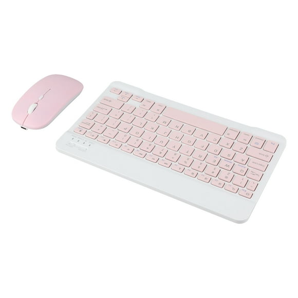 Wirelessly Keyboard and Mouse Combo, 10 Inch Bluetooths Keyboard and Mouse Set for for Win for IOS, Portable Waterproof Matching Keyboard Mouse for Travel Business