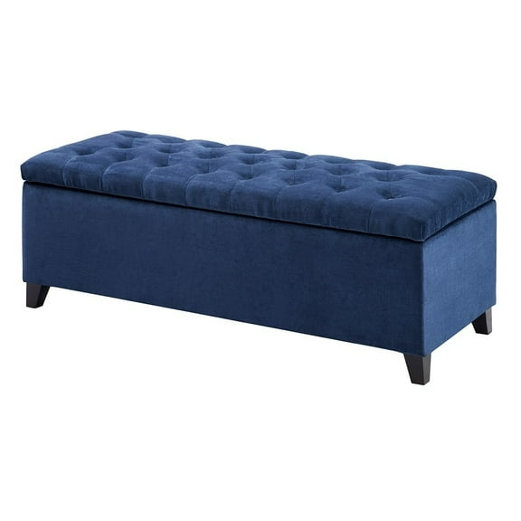 Gracie Mills Bianca Tufted Upholstered Storage Bench with Soft Close - GRACE-3952