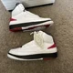 thumbnail image 3 of Ni - ke Ni - ke Air Jordan 2 Retro Shoes White Varsity Red Black DX4400-106 Women Sizes NEW, 3 of 5