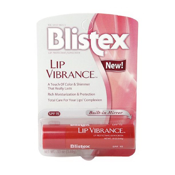 Blistex Lip Vibrance, Lip Protectant, Spf 15 0.13 Oz, 2 Pack