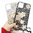thumbnail image 6 of Diamond Case Compatible with Apple iPhone 11 Pro 5.8 Inch Case for Girls Fashion Luxury Bling Bling Diamond Rhinestone Gemstone 3D Perfume Bottle and Flower Gemstone Soft TPU Back case, 6 of 12