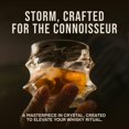 thumbnail image 2 of Juego de 2 vasos para whisky TSUKIGLASS Storm de cristal sin plomo de 10 oz, 2 of 6