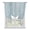 Blue, variant on Rustic Grey Tie Up Curtains for Window, Thermal Insulated Balloon Shade Adjustable Rod Pocket Curtains Valance Panels for Kitchen Bathroom Cafe 42 x 63 Farmhouse Vertical Striped Art
