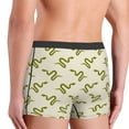 thumbnail image 4 of Kdxio Men's Boxer Briefs with Green Snake Print - Comfortable and Breathable Underwear for Everyday Wear, 4 of 7
