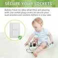 thumbnail image 3 of SUSWIM Baby Proofing Outlet Covers (60 Pack) Electric Outlet Pulg Covers for Baby Safety Socket Cover Protector Cap to Prevent Your Child from Power Shock Hazard, 3 of 8