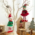 thumbnail image 3 of Bewildely Muñeco de Navidad Colgante de vacaciones Hogar Hotel Oficina Colgando Pared Ventanas Árbol de Navidad Chimenea Estante Puerta Kits de decoración para fiestas, 3 of 6