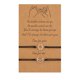 thumbnail image 1 of Pulsera de la mejor amiga 2 tarjetas a juego Sol Luna Pulsera de cuerda para la relación de amistad Novio Novia Regalo de San Valentín, 1 of 4