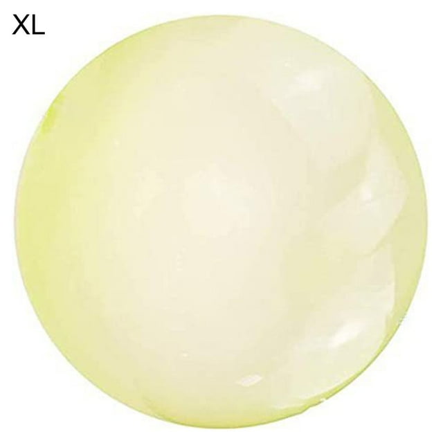CNKOO Giant Elastic Water-filled Ball TPR Interactive Toy Water Filled Ball for Swimming Pools(Yellow)