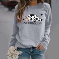 thumbnail image 1 of Pntutb, camiseta de manga larga suelta con cuello redondo y estampado informal a la moda de verano para mujer, blusa, Jersey Pntutb Pntutb-1933, 1 of 1