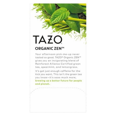 Tazo Organic Zen Green Tea - 16ct/1.2oz