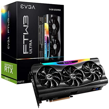 Restored EVGA GeForce RTX 3090 Ti FTW3 Ultra Gaming, 24G-P5-4985-KR, 24GB GDDR6X, iCX3, ARGB LED, Backplate, Free eLeash (Refurbished)
