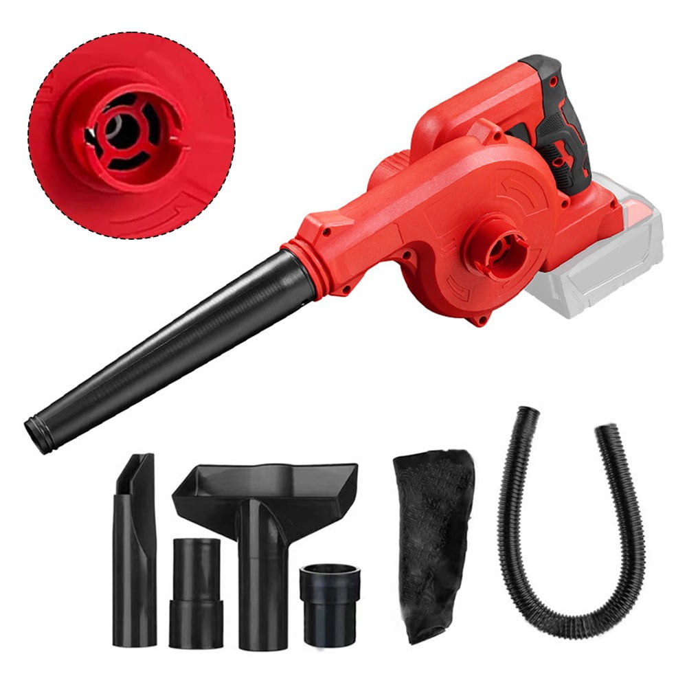 18V Cordless Electric Leaf Blower Vacuum, 2-in-1 Garden Tool, 120MPH Wind Speed, Lightweight Design for Outdoor Cleaning