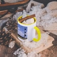 thumbnail image 5 of 3dRose, NC, Bodie Island Lighthouse Keepers Quarters - US34 LSE0014 - Lynn Seldon, 11oz Two-Tone Yellow Mug, 5 of 7
