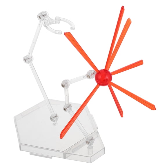 Raindrops 1Set Red Figure Stand Holder for Action Figures Model Display with Special Effects