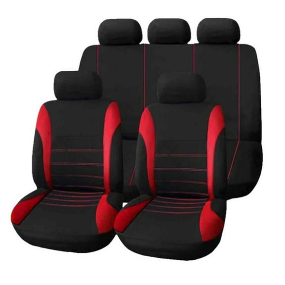 AUQ Car Seat Covers,Fabric Car Seat Covers,Car Seat Covers,Red