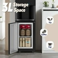 thumbnail image 3 of Manastin Water Dispenser with Hot and Cold Water, Top Loading Water Cooler for 3 or 5 Gallon Bottles with Child Safety Lock, Ideal for Kitchens, Offices (Top Loading, Gray), 3 of 9