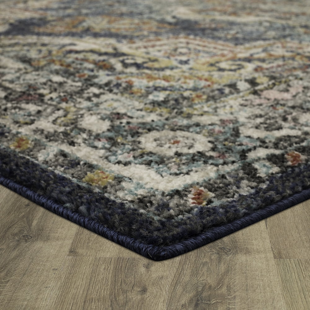 Mohawk Home Stoneleigh Indoor Ornamental Area Rug, Blue, 3'3" x 5'