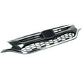 thumbnail image 4 of LABLT Front Bumper Cover Grid Upper Trim+Lower Grille Fit For Honda CRV 2015 2016 Chrome Black, 4 of 6