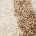 thumbnail image 4 of SAFAVIEH Florida Ellen Abstract Shag Area Rug, Cream/Dark Brown, 8' x 10', 4 of 7