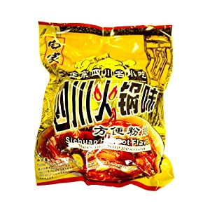 Baijia Instant Sweet Potato Thread (One Box  20 Small Bags) (Sichuan Hot Pot Flavor)