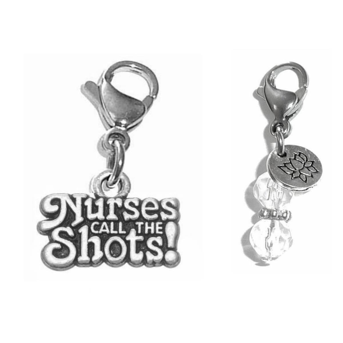 Zipper Pull Charm Keychain and Earrings Clip on Charm Keychain Charm,Zipper Pull Lotus Charm Perfect for Necklaces Bracelets