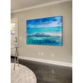 thumbnail image 4 of "Blue Relax" Painting Print on Wrapped Canvas, 4 of 7