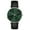 Green - Black, variant on Men's Metropolitan Silver Date Black Dial Leather Watch