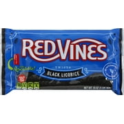 Red Vines Twists, Soft & Chewy Black Licorice Candy, 16oz Bag