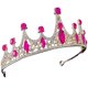 thumbnail image 5 of Diadema de fiesta con corona de diamantes de imitación, tocado de fiesta para niña pequeña, 5 of 5