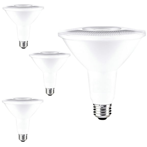 Diodesy- Pack of 4 LED15PAR38/B-FL40/840/WD/2 PAR38 LED Basics Flood Wet Light Bulb, 15W (90W Incandescent Equiv) 4000K Cool White, Dimmable, E26 Waterproof Energy Efficient, 1200 Lumen, UL Listed