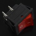 thumbnail image 4 of 4X Luz Roja 4 Pin DPST ON/OFF Interruptor Basculante 15A/250V 20A/125V AC 28X22mm, 4 of 8