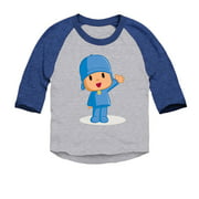 Pocoyo - Pocoyo Waving Toddler 3/4-Sleeve Raglan T-Shirt