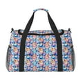 thumbnail image 1 of Fotbe Cartoon colorful cute cat Bolsa de Viaje con Estampado, Bolsa de Fin de Semana para Mujer con Compartimento para Zapatos, Bolsa de Gimnasio con Bolsillo Húmedo, 1 of 7
