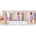 thumbnail image 3 of HILEELANG 2-8 Toddler Little Girls Tulle Dress Pink Sleeveless Ribbed Stripe Top Spring Summer 4 Years, 3 of 14