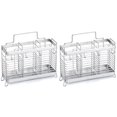 thumbnail image 1 of 2X Cocina Colgante de Acero Inoxidable Palillos Cucharas Tenedor Soporte para Cubiertos Organizador Estante Escurridor Almacenamiento, 1 of 5