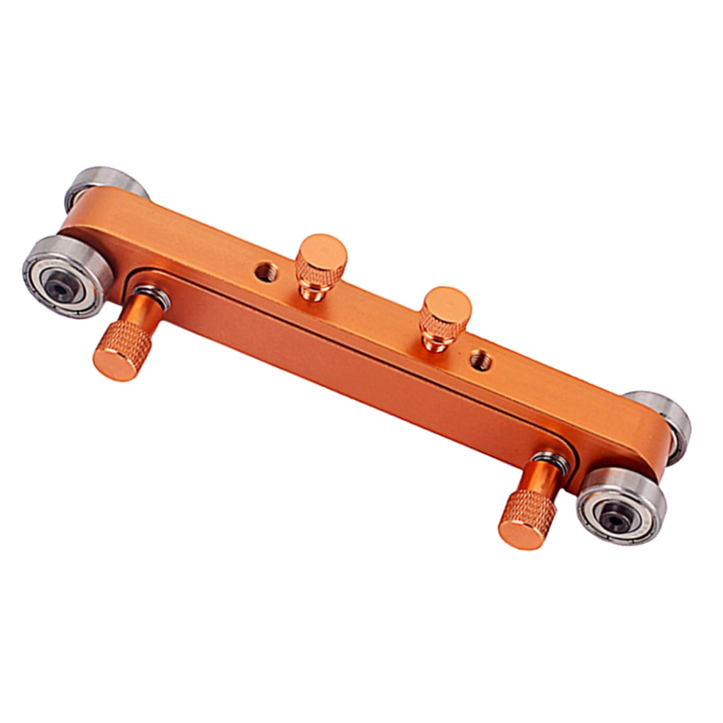 EXHUMKY Orange Guitar Accessory Saddle Nut Sander for Bone Plastic and Composite Nuts
