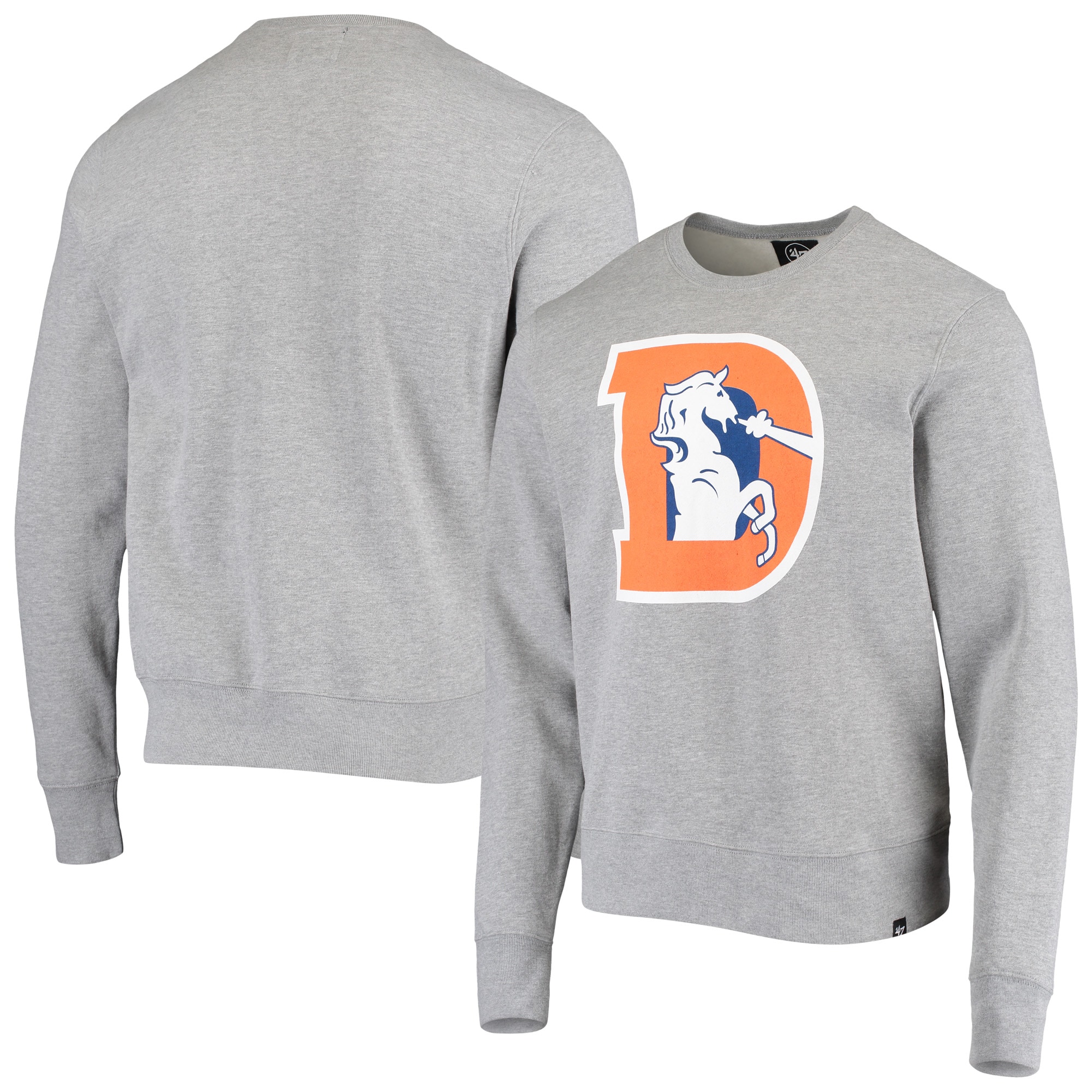 grey denver broncos sweatshirt