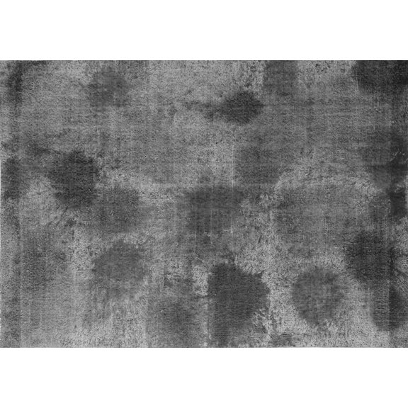 Ahgly Company Indoor Rectangle Abstract Gray Contemporary Area Rugs, 3' x 5'