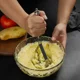 thumbnail image 2 of Machacador de patatas de acero inoxidable, Máquina Manual de barro a presión para frutas y verduras, trituradora de alimentos para niños, dispositivo adicional, 2 of 5