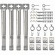 thumbnail image 1 of Universal Adjustable Gas Bbq Replacement Stainless Steel Grill Straight Pipe Burner Tube, 4pcs -gt, 1 of 5