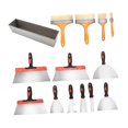 thumbnail image 3 of Ejesta de herramientas de pintura de cuchillo de 14x Putty Kit de acero inoxidable pintor multifuncional para eliminar el papel tapiz reparación de, 3 of 9