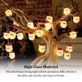 thumbnail image 3 of Kearding navideñas Papá Noel Copos de nieve Muñeco de nieve Árbol de Navidad con adaptador Decoraciones de fiesta para patio Cocina y Comedor Kearding HA067245-00, 3 of 6
