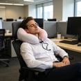 thumbnail image 6 of MMJ Memory Foam U Shaped Travel Pillow Ice Silk Cooling Neck Rest Slow Rebound Portable for Airplane Car Nap Washable Cover, 11.81x11.41in, 6 of 6