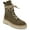 Light Olive, variant on New York Womens Radell Suede Lace-Up Hiking Boots