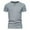 Gray, variant on jjayotai Men's Top Shirt with V-Neck Men's Top Shirt Slim Short Sleeved Lapel Casual Sports Bottom Shirt T-shirt Top